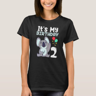 Es ist mein Geburtstag 2 Kids Party Themed Koala B T-Shirt