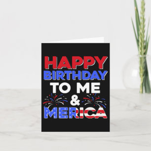 Es ist mein Geburtstag 4. Juli American Independen Karte