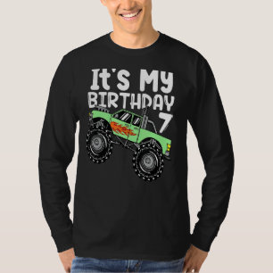 Es ist mein Geburtstag 7 Kinder Party Themed Monst T-Shirt