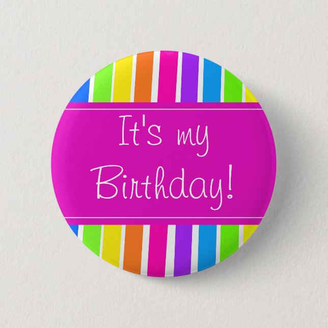 Es ist mein Geburtstag! Button (Vorderseite)
