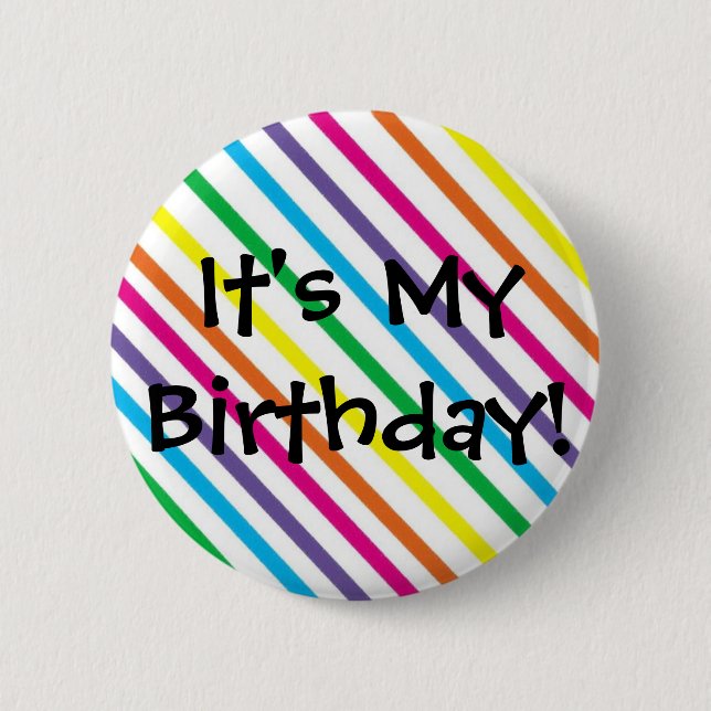 Es ist mein Geburtstag! Button (Vorderseite)