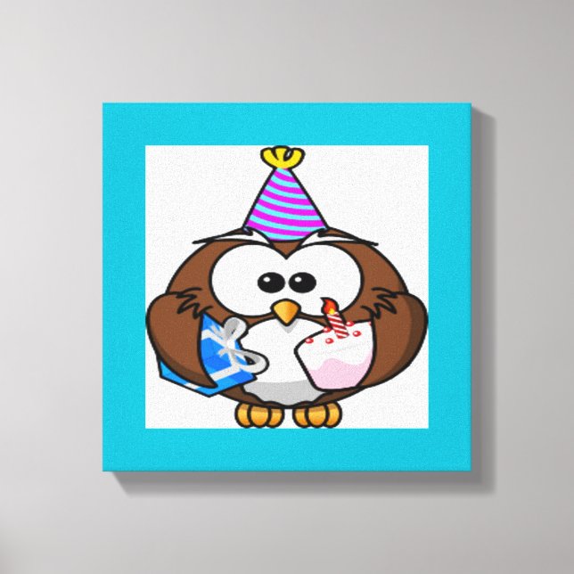 "ES IST MEIN GEBURTSTAG" EIGENTUM LEINWANDDRUCK (Vorderseite)