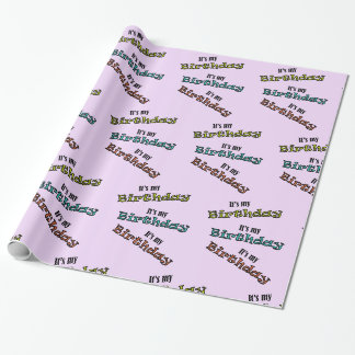 Es ist mein Geburtstag Geschenkpapier