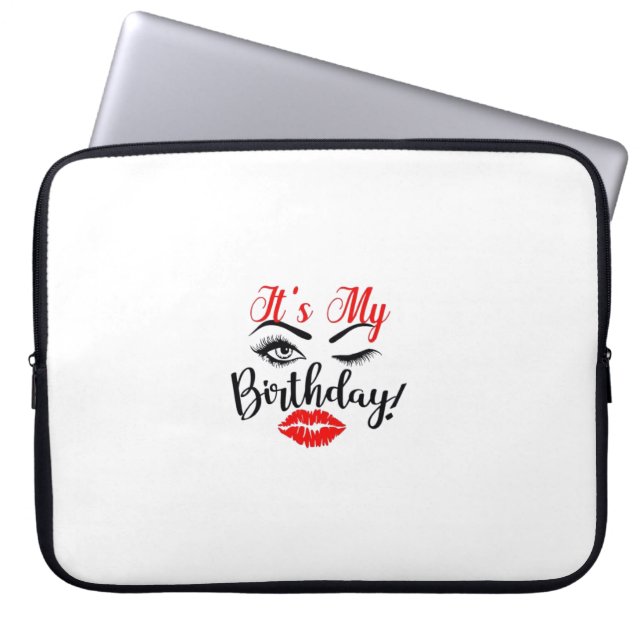 Es ist mein Geburtstag! Laptopschutzhülle (Vorderseite)