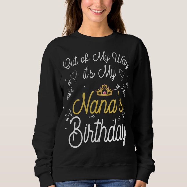 Es ist mein Geburtstag. Sweatshirt (Vorderseite)