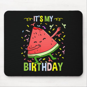 Es ist mein Geburtstag Wassermelone Mousepad
