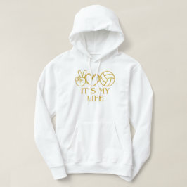 es ist mein Leben, Volleyball Hoodie