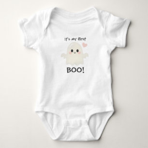 Es ist mein Niedlicher Halloween-Geist vom ersten Baby Strampler