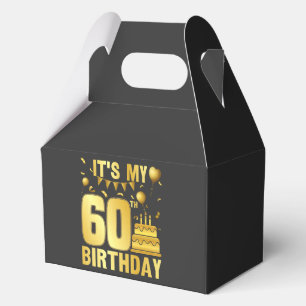 Es ist meine 60. Party Geschenkschachtel