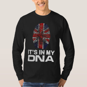 ES IST MEINE DNA IN Nationaler Stolz Fingerabdruck T-Shirt