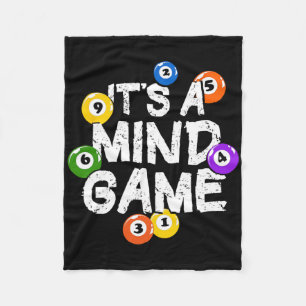 Es ist Mind Game Snooker Pool Billard Player Fleecedecke