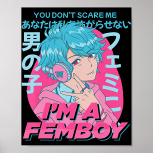 Es ist mir egal, dass ich eine feurige Ästhetik-Pa Poster