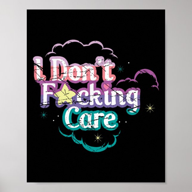 Es ist mir egal  poster (Vorne)