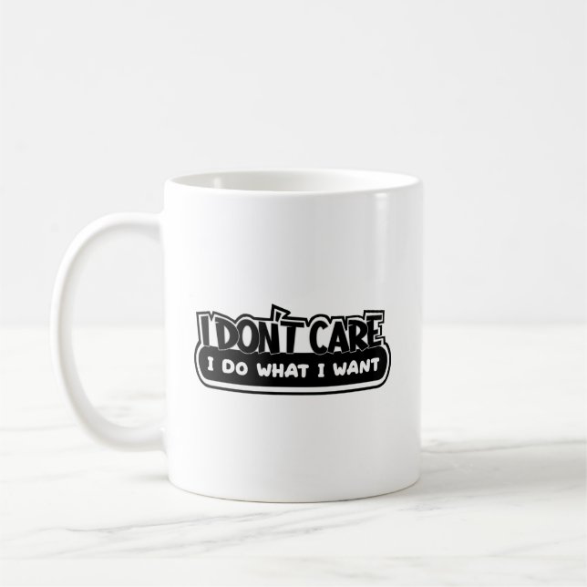 Es ist mir egal, was ich Kaffee-Tasse Gewollt habe Kaffeetasse (Links)