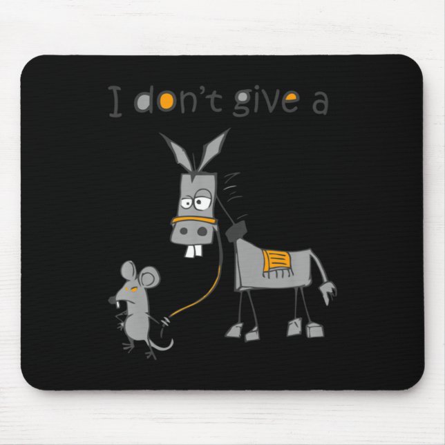 Es ist mir scheißegal mousepad (Vorne)