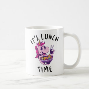 Es ist Mittagessenzeit Kaffeetasse