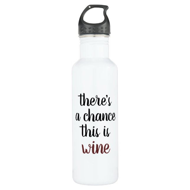Es ist möglich, dass dies Wein ist Edelstahlflasche (Vorderseite)