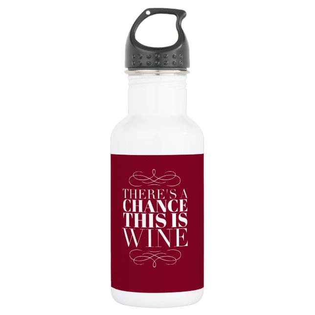 Es ist möglich, dass dies Wein ist Edelstahlflasche (Vorderseite)