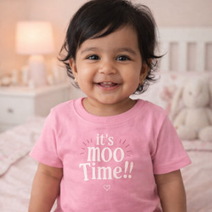 Es ist Moo-Zeit Eid Adha lustiges Toddler T-Shirt