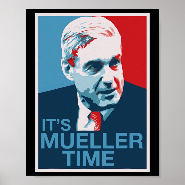 Es ist Mueller Zeit Shirt  Poster (Vorne)
