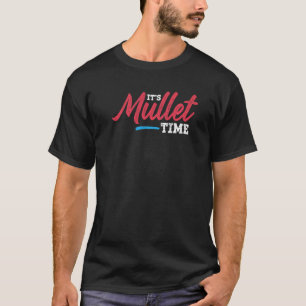 Es ist Mullet Time Heart Mullets Rock Kurzer 80er T-Shirt