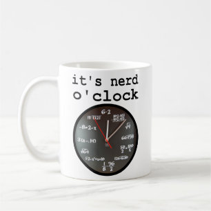 Es ist Nerd O'Clock Lustige Uhr Tasse Humor