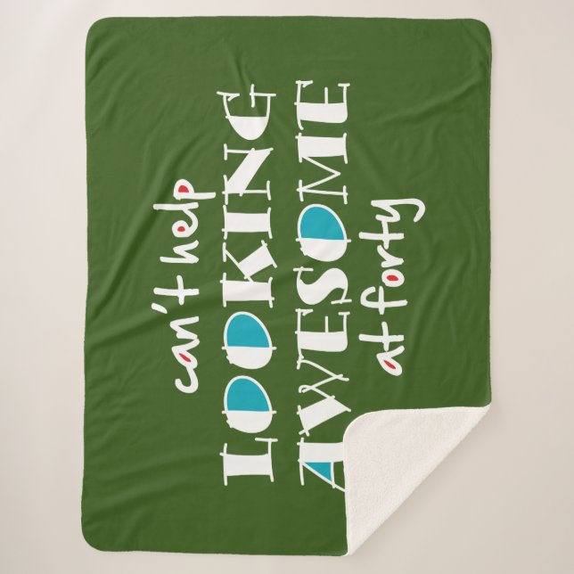 Es ist nicht anders, mit 40 phantastisch zu schaue sherpadecke (Vorderseite)