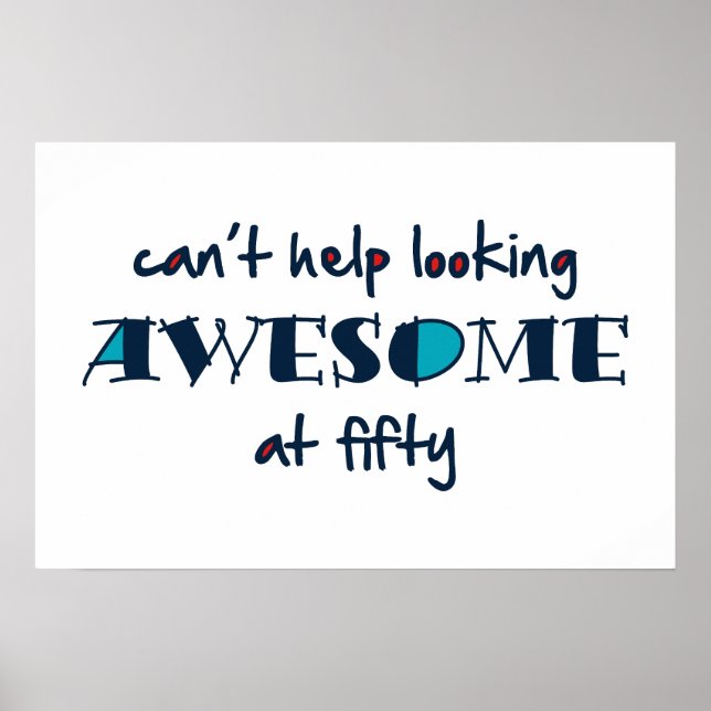 Es ist nicht anders, mit 50 phantastisch zu schaue poster (Vorne)