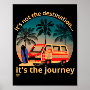 ES IST NICHT DAS ZIEL... Vanlife-Lebensstil      Poster