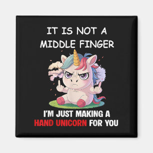 Es ist nicht der Mittelfinger, ich mache einfach e Magnet