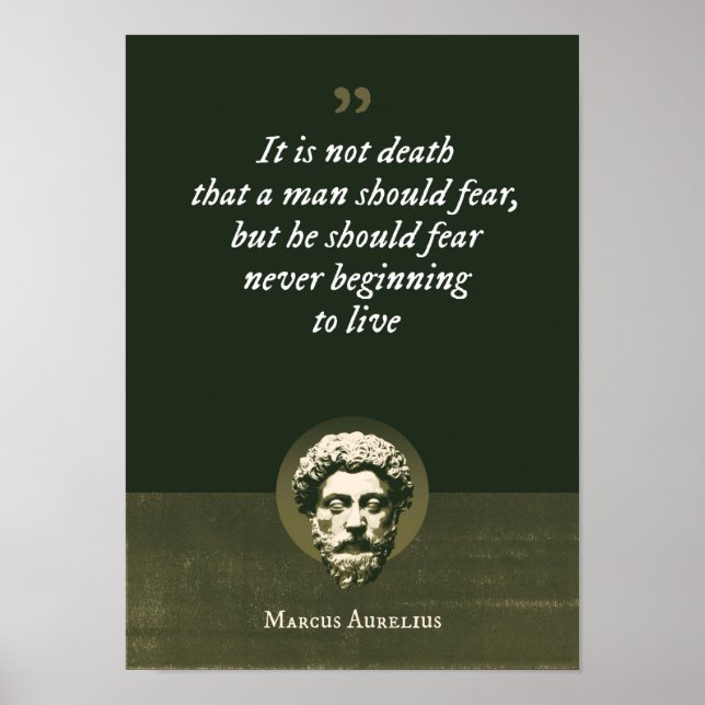 Es ist nicht der Tod, den ein Mensch fürchten soll Poster (Vorne)