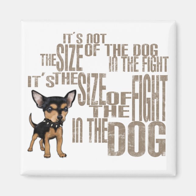 Es ist nicht die Größe Magnet (Vorne)