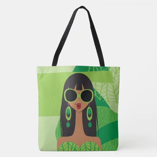 Es ist nicht einfach, eine grüne Schulter-Tasche z Tasche (Vorderseite)