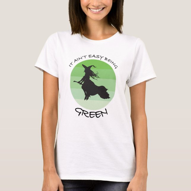 Es ist nicht einfach, grün zu sein - gefickt T-Shirt (Vorderseite)