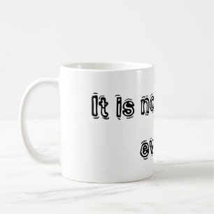 Es ist nicht gleichmäßig verteilt kaffeetasse
