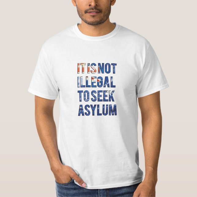 Es ist nicht illegal, Asyl zu suchen - Australien T-Shirt (Vorderseite)