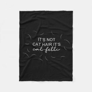 Es ist nicht Katzenhaar, es ist Katzen-Fetti Fleecedecke
