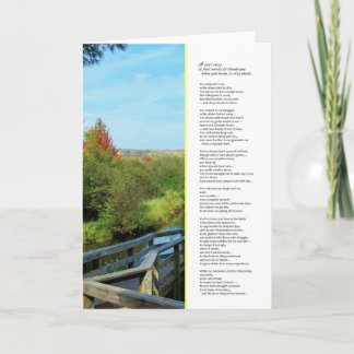 Es ist nicht leicht, dir zu danken... dankeskarte