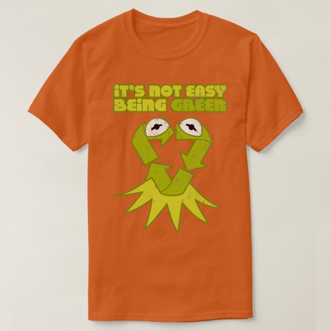 Es ist nicht leicht, ein grüner Recycle-Frosch zu  T-Shirt (Design vorne)