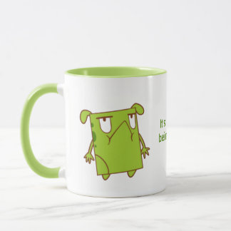 Es ist nicht leicht, grün zu sein! tasse