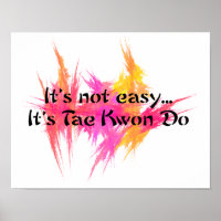 Es ist nicht leicht - Taekwondo Pink Orange