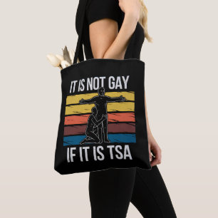 Es ist nicht schwul, wenn es TSA-Sicherheits-LGBTQ Tasche
