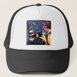 Es ist nicht so schlecht Layered Retro Pixel Glitc Truckerkappe