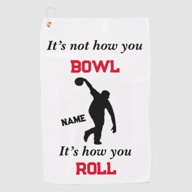 Es ist nicht so, wie man Bowling Handtuch kocht (Vorderseite)