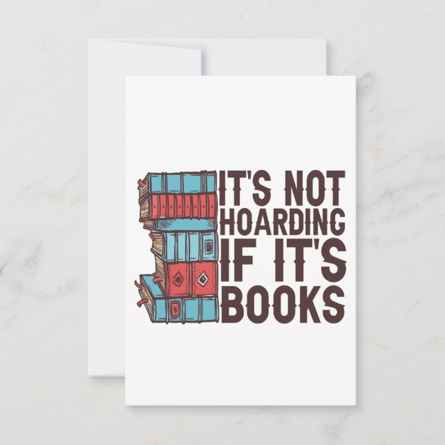 Es ist nicht zu hassen, wenn es das Buch Funny Boo Dankeskarte (Vorderseite)