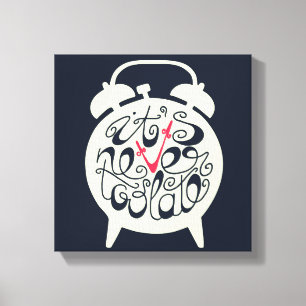 Es ist nie zu spät leinwanddruck