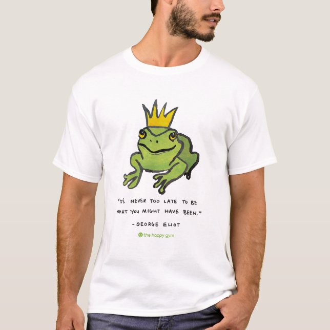 Es ist nie zu später Frosch-T - Shirt (Vorderseite)