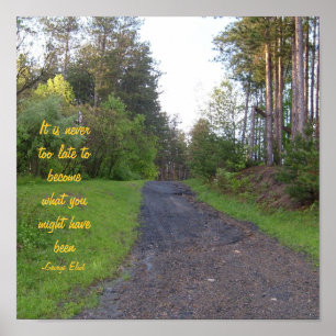 Es ist nie zum becomewhat Sie m… zu spät Poster