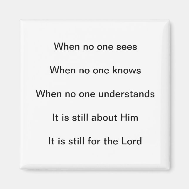 Es ist noch für den Herrn Magnet (Vorne)