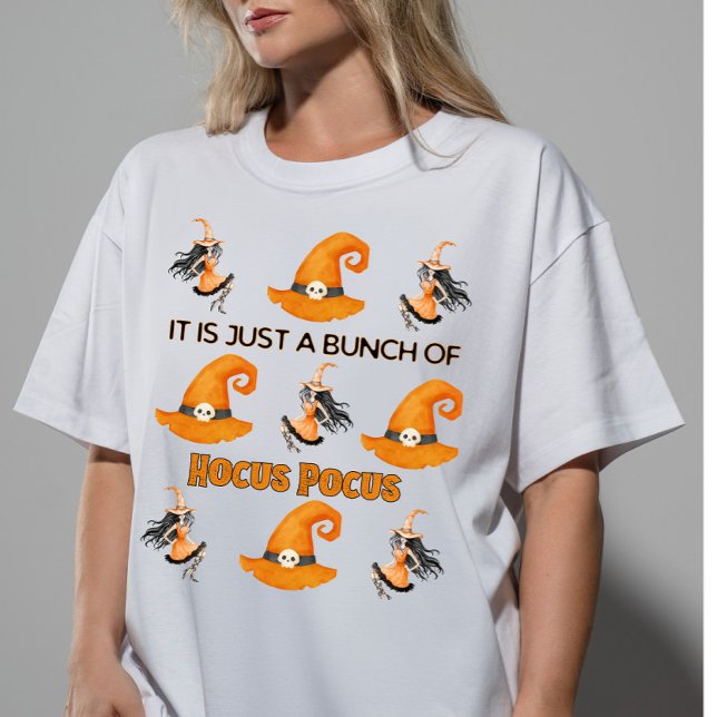 Es ist nur ein Haufen Hocus Pocus Halloween Hexe Tri-Blend Shirt (Von Creator hochgeladen)
